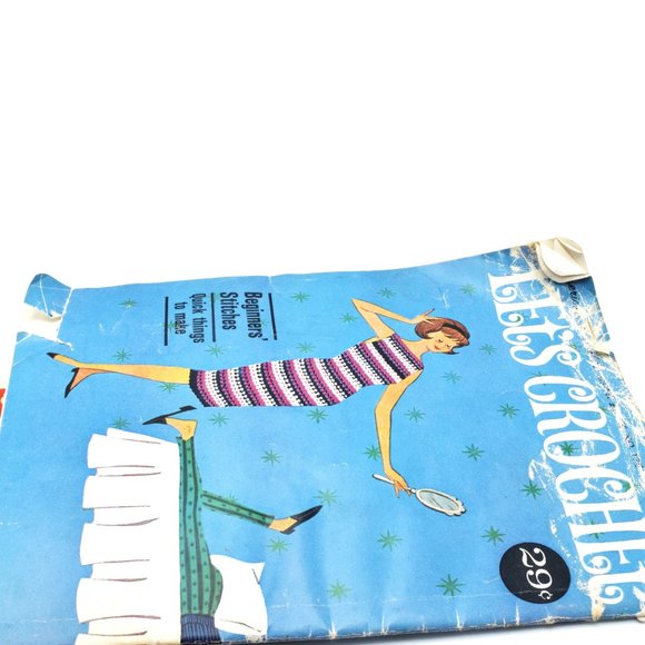 Vintage Let's Crochet Book 175 & Knit Crochet Embroider & Braid Book 173 - Picture 6 of 7